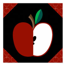Manzanita Kokeshi Kimono Design Poster posters