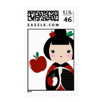 Manzanita Kokeshi Postage stamps
