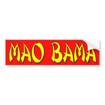 Mao Bama Bumper Sticker