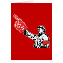 Mao - Communism is #1 Greeting Cards