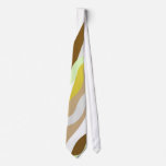 MAO green, yellow, brown tie