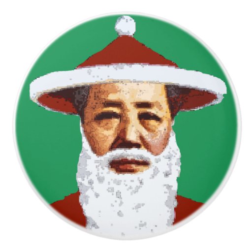 mao_merry_christmas_chinese_pop_art_santa_claus_ceramic_knob reabfc0127ed64629b463a3c9364c01fb_zp2d5_512