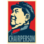 Mao Tse-Tung - Chairperson: OHP Ladies Top T-shirts