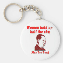 Mao Tse Tung on Women Key Chains