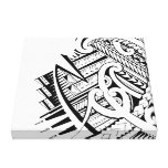 Maori and Samoan inspired art Gallery Wrap Canvas
