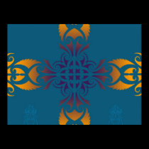 Maori inspired tattoo print posters