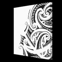 Maori Kirituhi tattoo art canvas prints