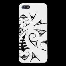 Maori koru tattoo design iphone cases