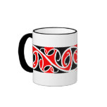 Maori Kowhaiwhai Pattern 6 mugs