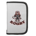 Maori Mask Rugby Player Running With Ball Fending Organizers