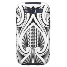 Maori / Polynesian tribal tattoo pattern Samsung Galaxy SIII Cover