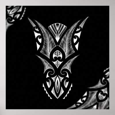 As a graphic tattoo designer I create Maori inspired designs