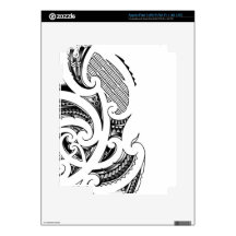 Maori tattoo design skin for iPad 3