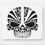 Maori Tattoo Mask Skull mousepads