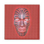 Maori War Canoe Figurehead - Magnet