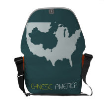 Map Art theme Commuter Bag