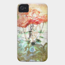 Map, Compass, Roses iPhone 4 Case casemate cases