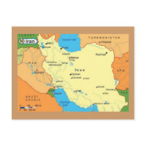 Map-Iran-1990s postcards by Bloemmie29 Map-Iran-1990s postcards