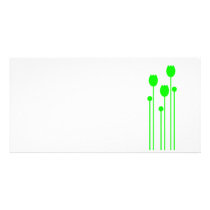 Map long invitation flower tulip love green green photo cards
