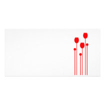 Map long invitation flower tulip love red talk coo picture card