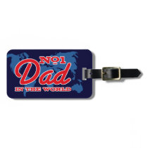 Map Number 1 Dad luggage tags