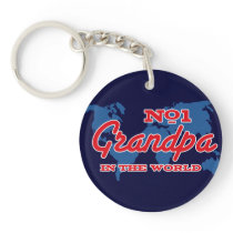 Map Number 1 Grandpa key chains