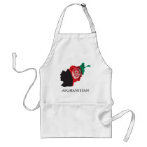 Map Of Afghanistan Aprons