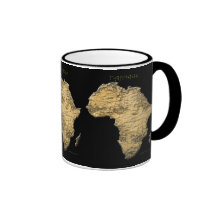 Map of AFRICA Series Mugs