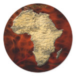 Map of AFRICA Sticker Series