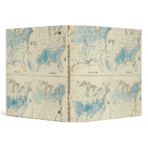 Map of Agriculture and wealth by colors Vinyl Binders