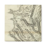 Map of Albania Fridge Magnet