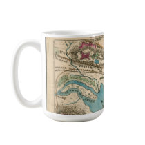 Map of Alexandria VA and Neighbor Cities Coffee Mug