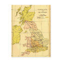 Map of Ancient Britain Postcard
