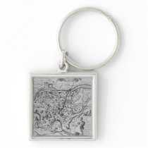 Map of Ancient Rome Key Chain