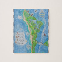 Map of Anna Maria Island Puzzle