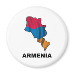 Map Of Armenia Fridge Magnets
