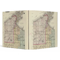 Map of Ashland and Bayfield counties 3 Ring Binder