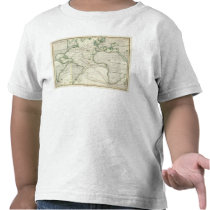 Map of Atlantic Ocean Tee Shirt