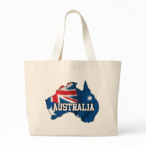 Map Of Australia Canvas Bags