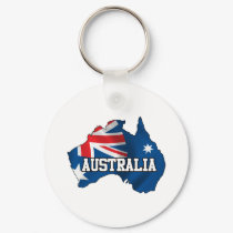Map Of Australia keychains