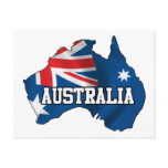 Map Of Australia Post Cards