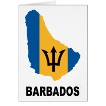 Map Of Barbados Cards
