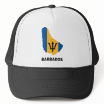 Map Of Barbados Hat
