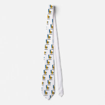 Map Of Barbados Custom Ties