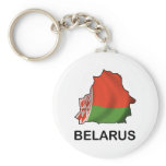 Map Of Belarus Key Chains