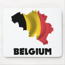 Map Of Belgium Mousepad
