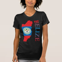 Map Of Belize Shirts