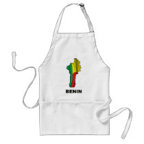 Map Of Benin Apron