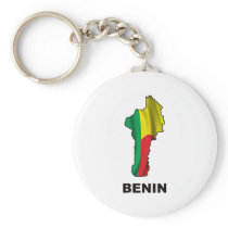 Map Of Benin Key Chain