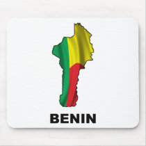 Map Of Benin Mouse Pad